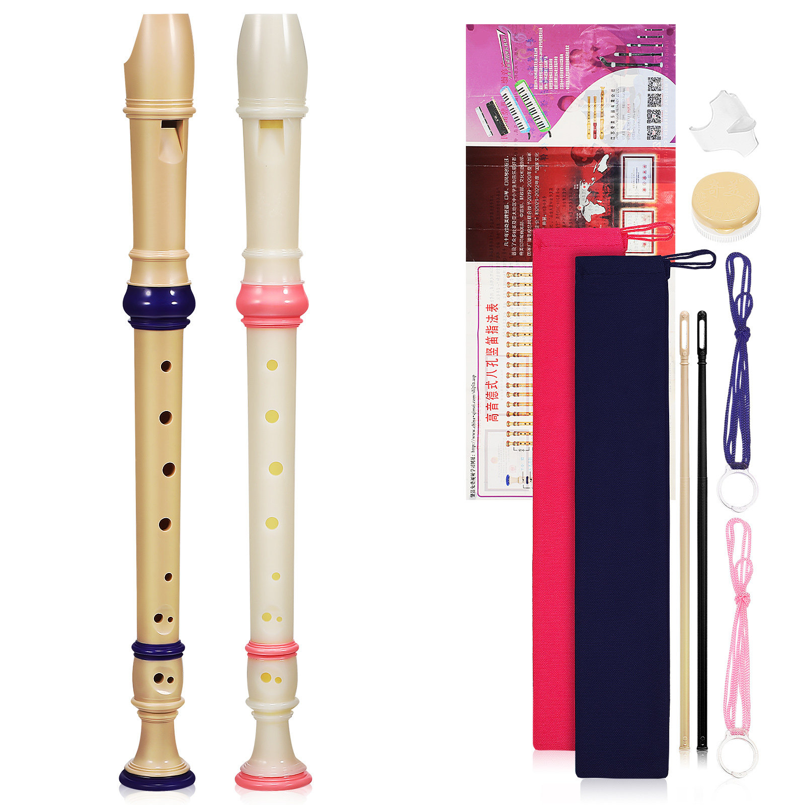 2 pezzi di flauto dolce sopran - Soprano Recorder Plastic recensione e prezzo