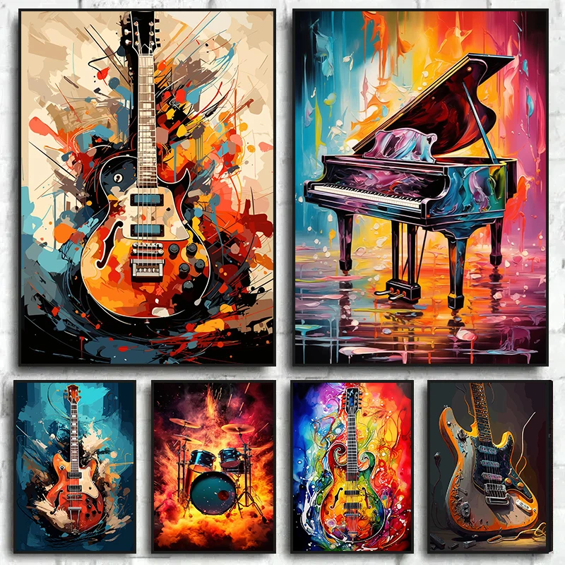 Poster e Stampe su Tela di Str - Picture Of Musical Instrument recensione e prezzo