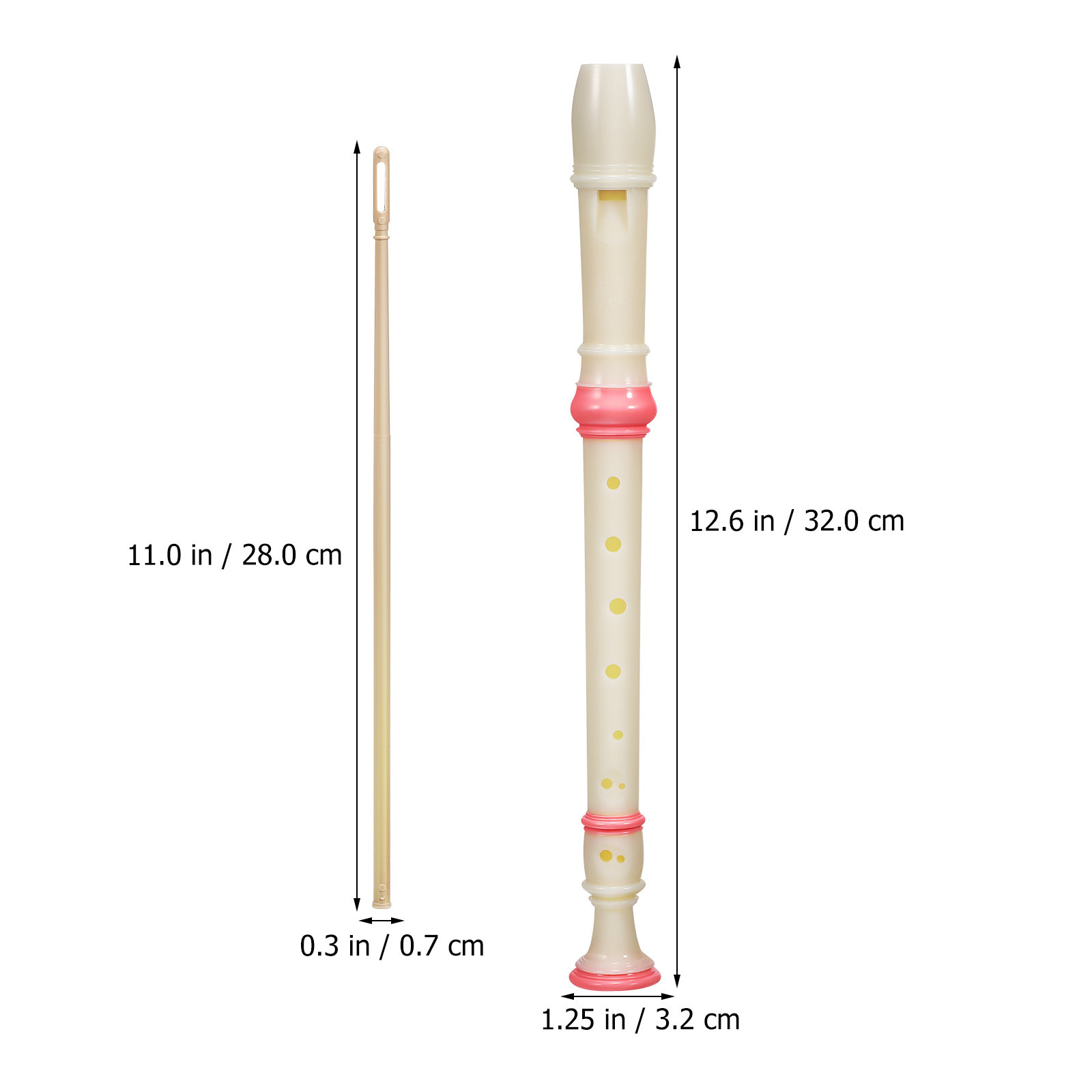 2 pezzi di flauto dolce sopran - Soprano Recorder Plastic recensione e prezzo