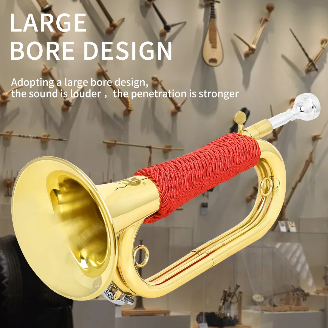 M MBAT Bugle Flugelhorn spagno - Musical Instrument Bugle recensione e prezzo